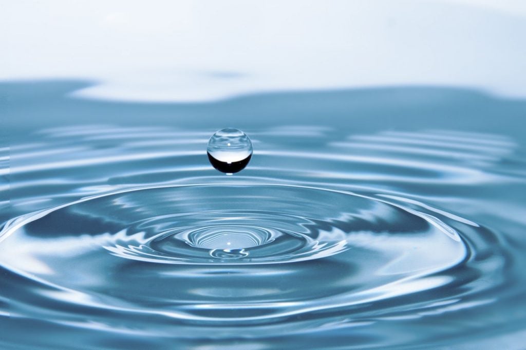 Una goccia d'acqua