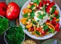 selezione di frutta e verdura