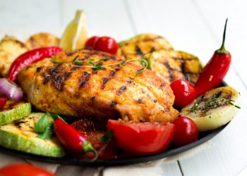 petto di pollo con verdure