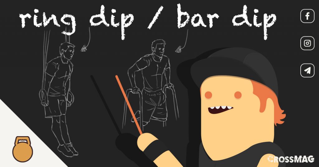 Ring dip contro bar dip