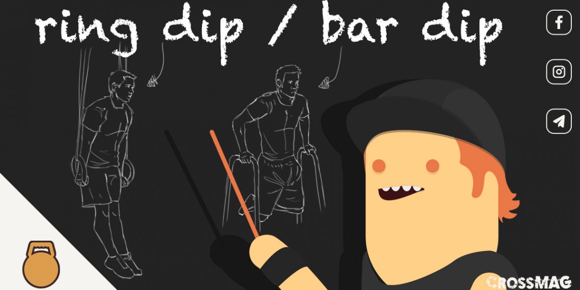 Ring dip contro bar dip