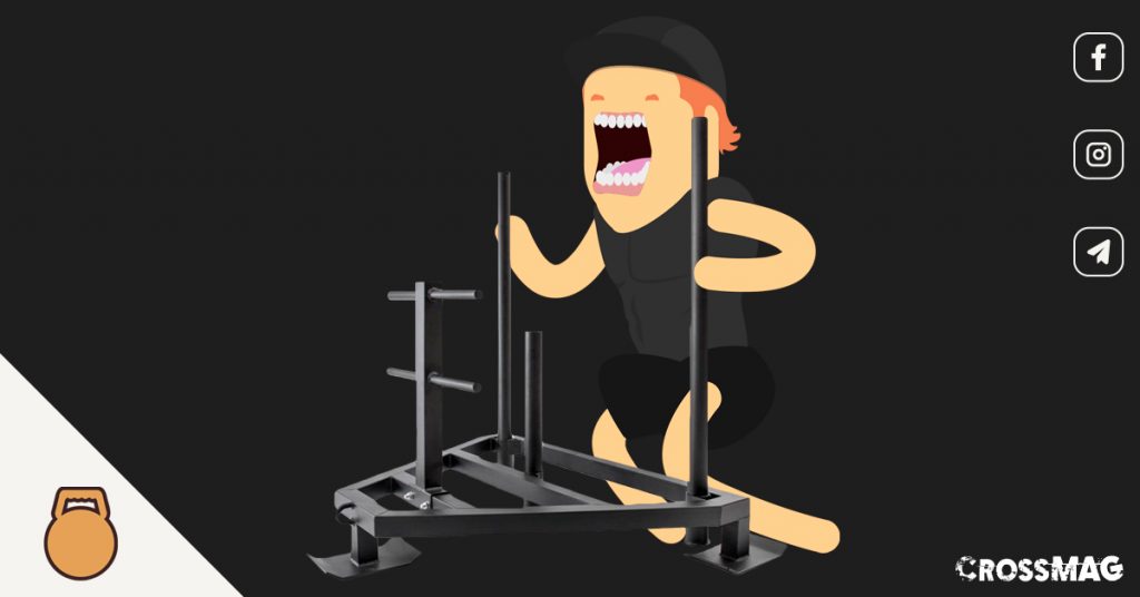 Allenamento con la slitta