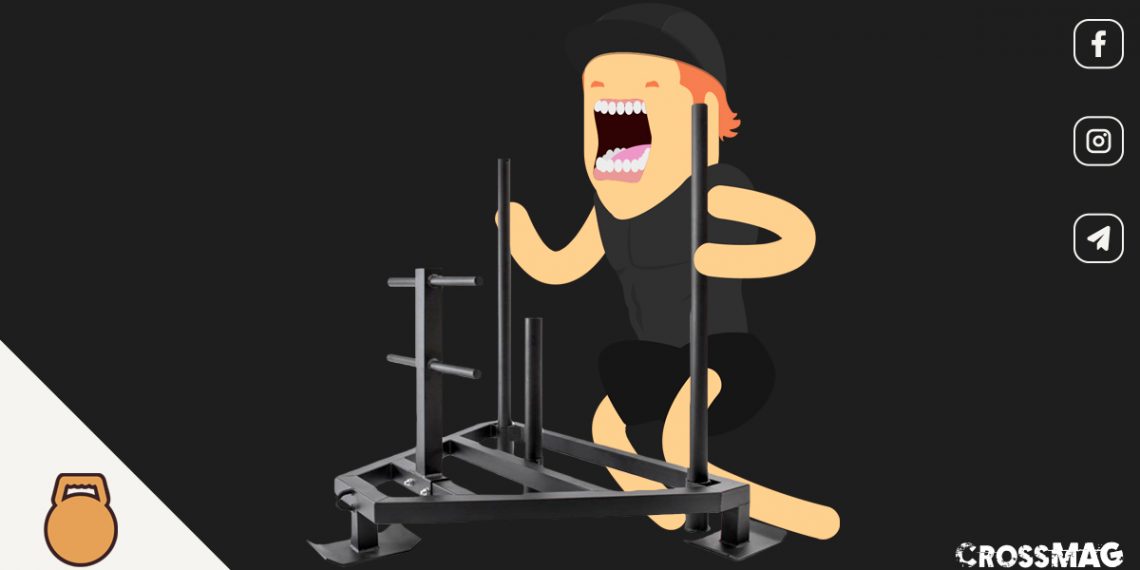 Allenamento con la slitta